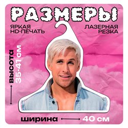Подарок девушке поклоннице фильма Барби Вешалка Кен