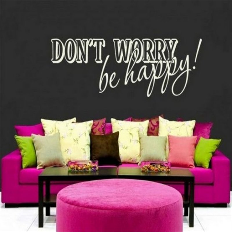 Трафарет Don`t Worry, Be Happy!