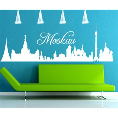 Трафарет Панорамный вид Москвы