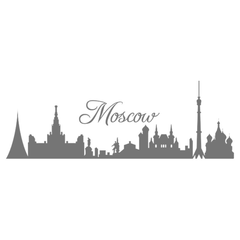 Трафарет Панорамный вид Москвы