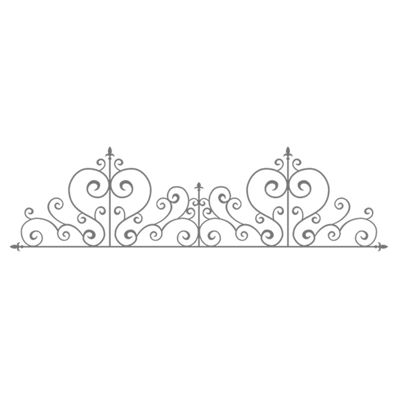 Трафарет Королевский бордюр