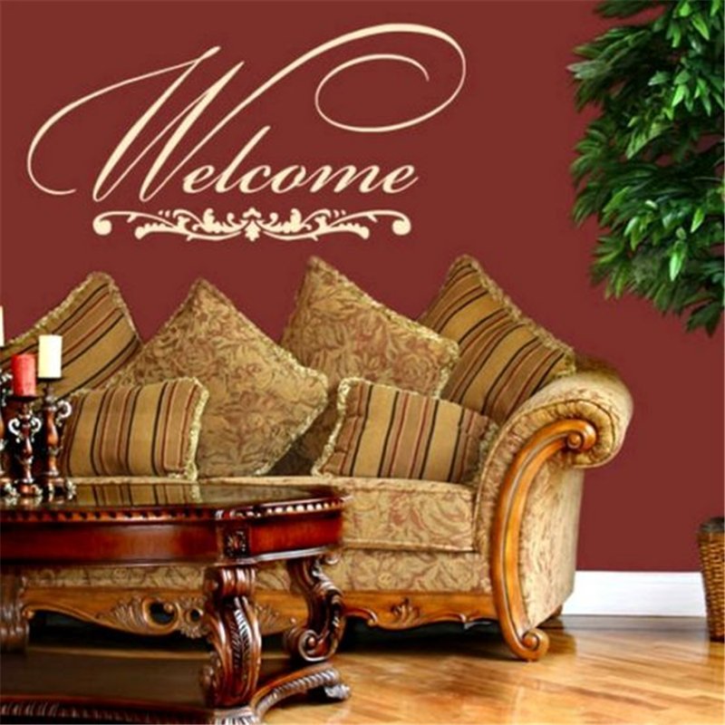 Трафарет Welcome