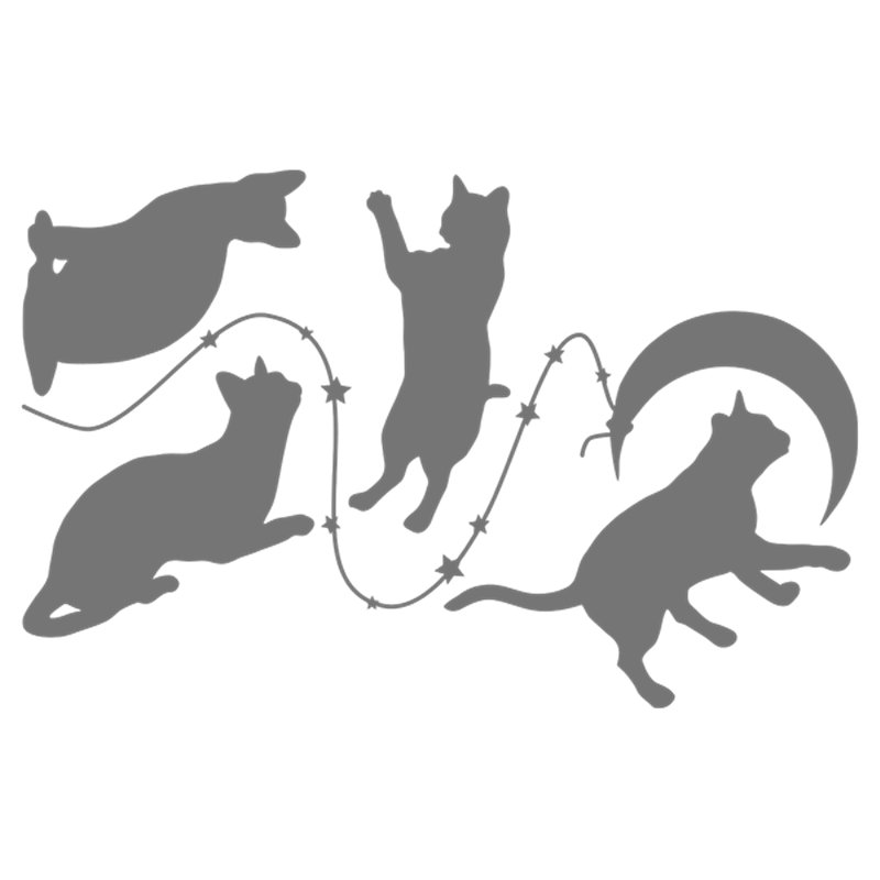 Трафарет Кошачьи игры