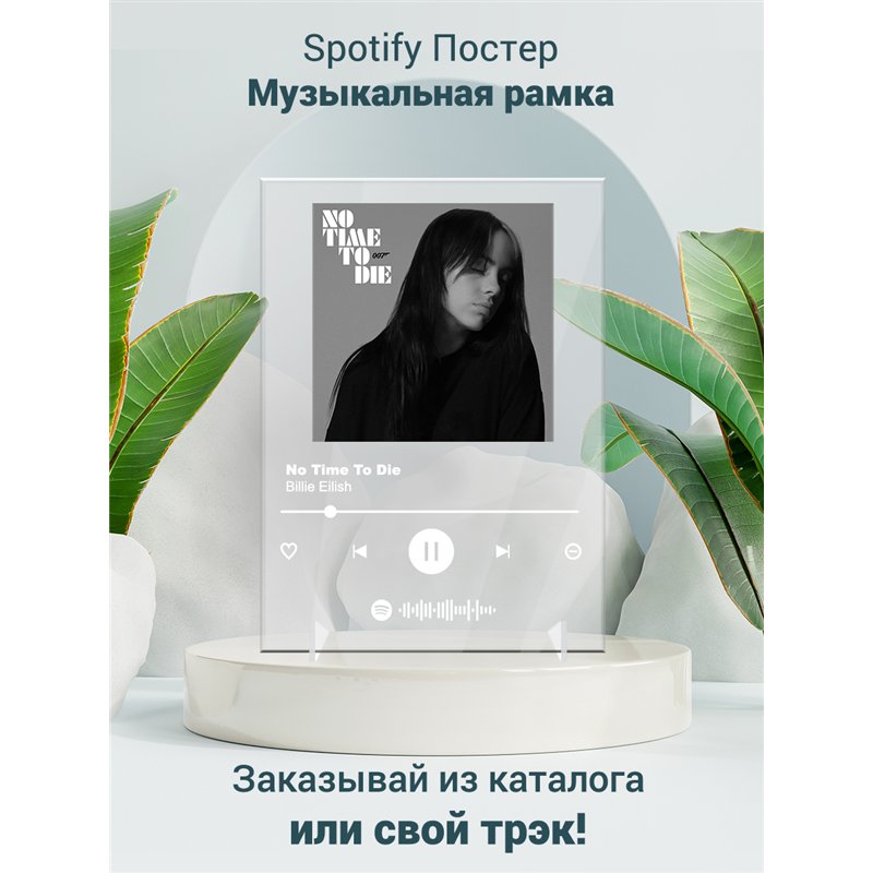 Billie Eilish - No Time To Die - постер Spotify