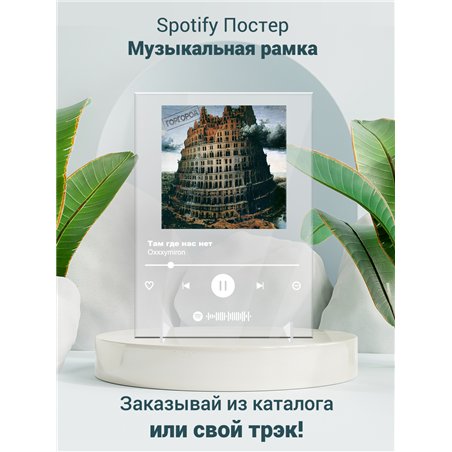 Oxxxymiron -Там где нас нет - постер Spotify