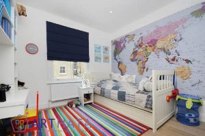 Карта мира для детской комнаты