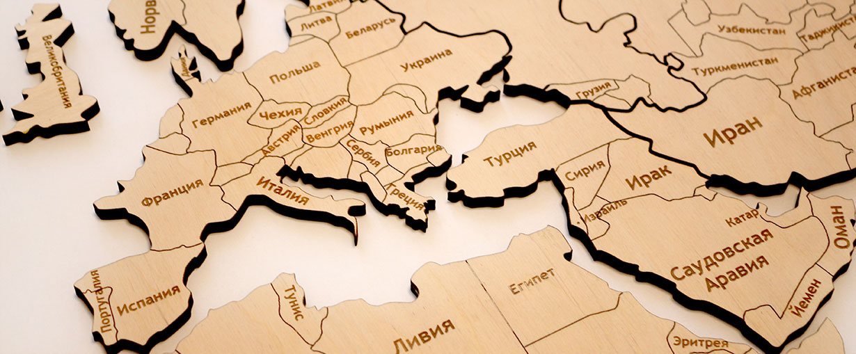 Карта мира заказать в Минске