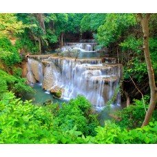 Фотообои - Зеленые водопады